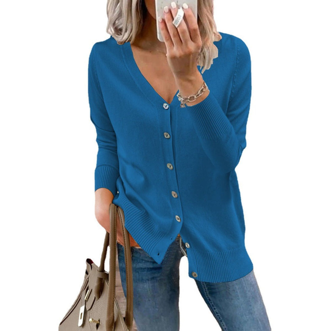 Damen klassische Strickjacke für den Alltag (16)