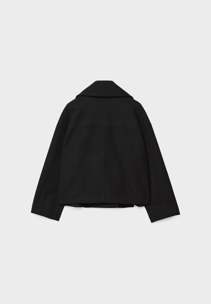 Damen Klassische Woll-Jacke mit Doppelreiher-Design (19)