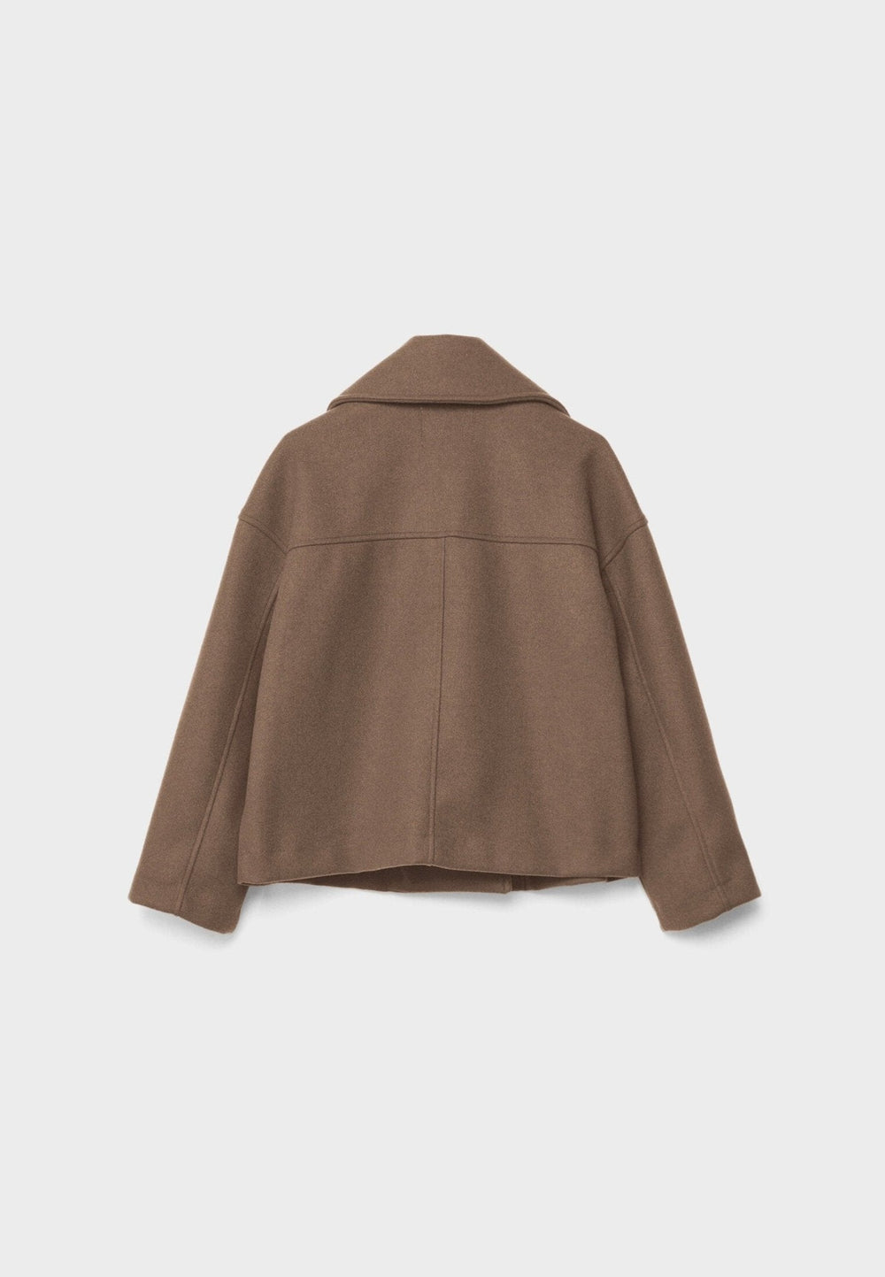 Damen Klassische Woll-Jacke mit Doppelreiher-Design (2)