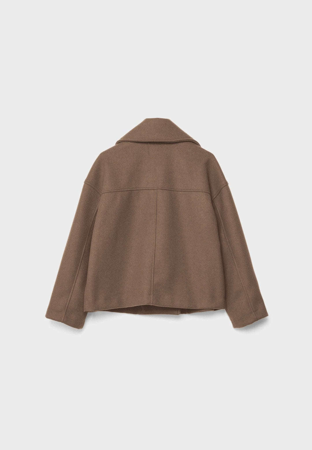 Damen Klassische Woll-Jacke mit Doppelreiher-Design (2)
