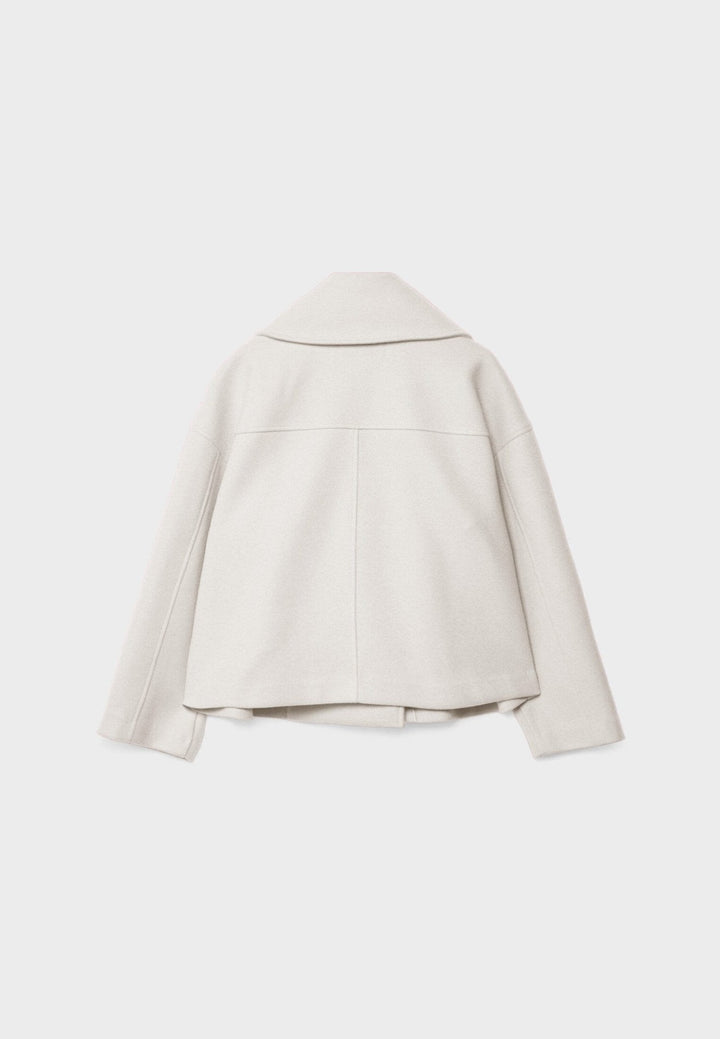 Damen Klassische Woll-Jacke mit Doppelreiher-Design (20)