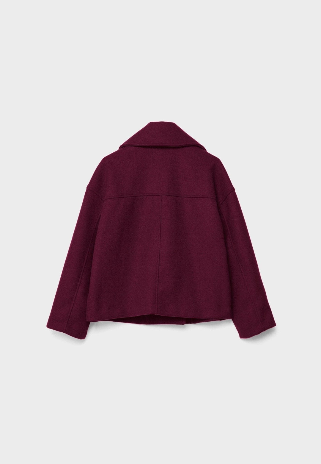 Damen Klassische Woll-Jacke mit Doppelreiher-Design (3)