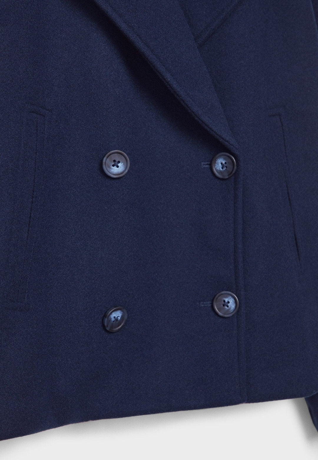 Damen Klassische Woll-Jacke mit Doppelreiher-Design (7)