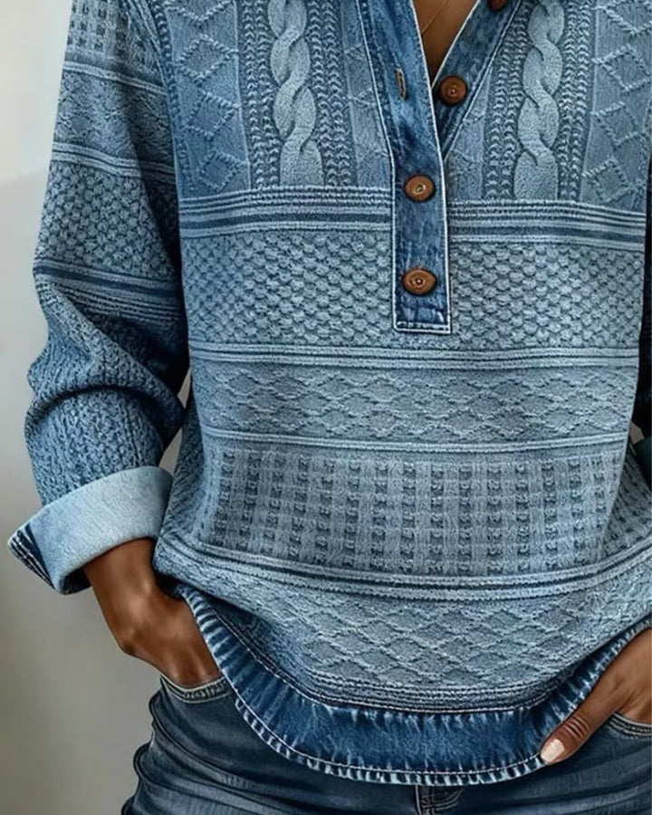 Damen Klassischer Kabelstrick Pullover für Herbst (2)