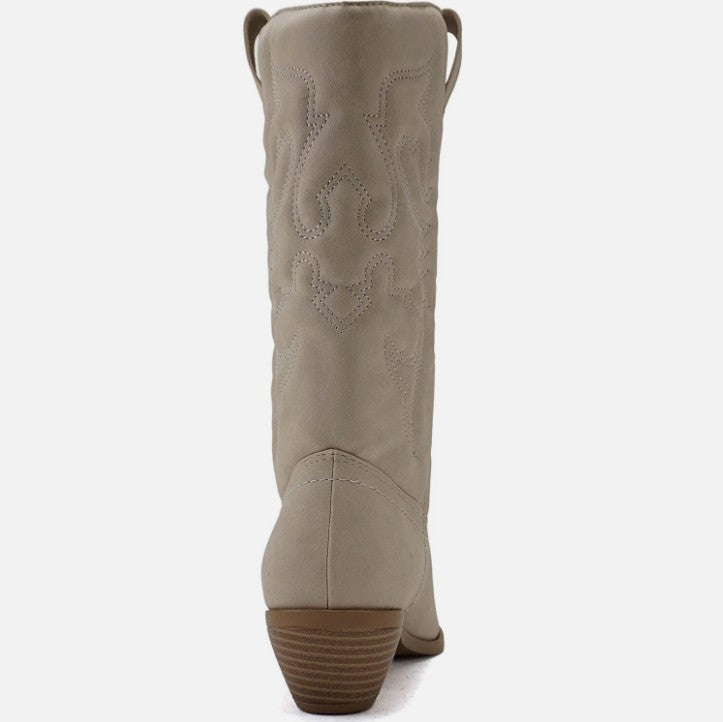 Damen kniehohe Western-Stiefel (3)