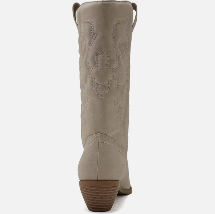 Damen kniehohe Western-Stiefel (3)