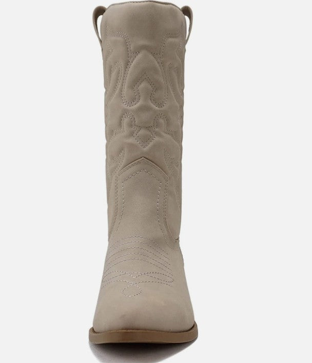 Damen kniehohe Western-Stiefel (4)