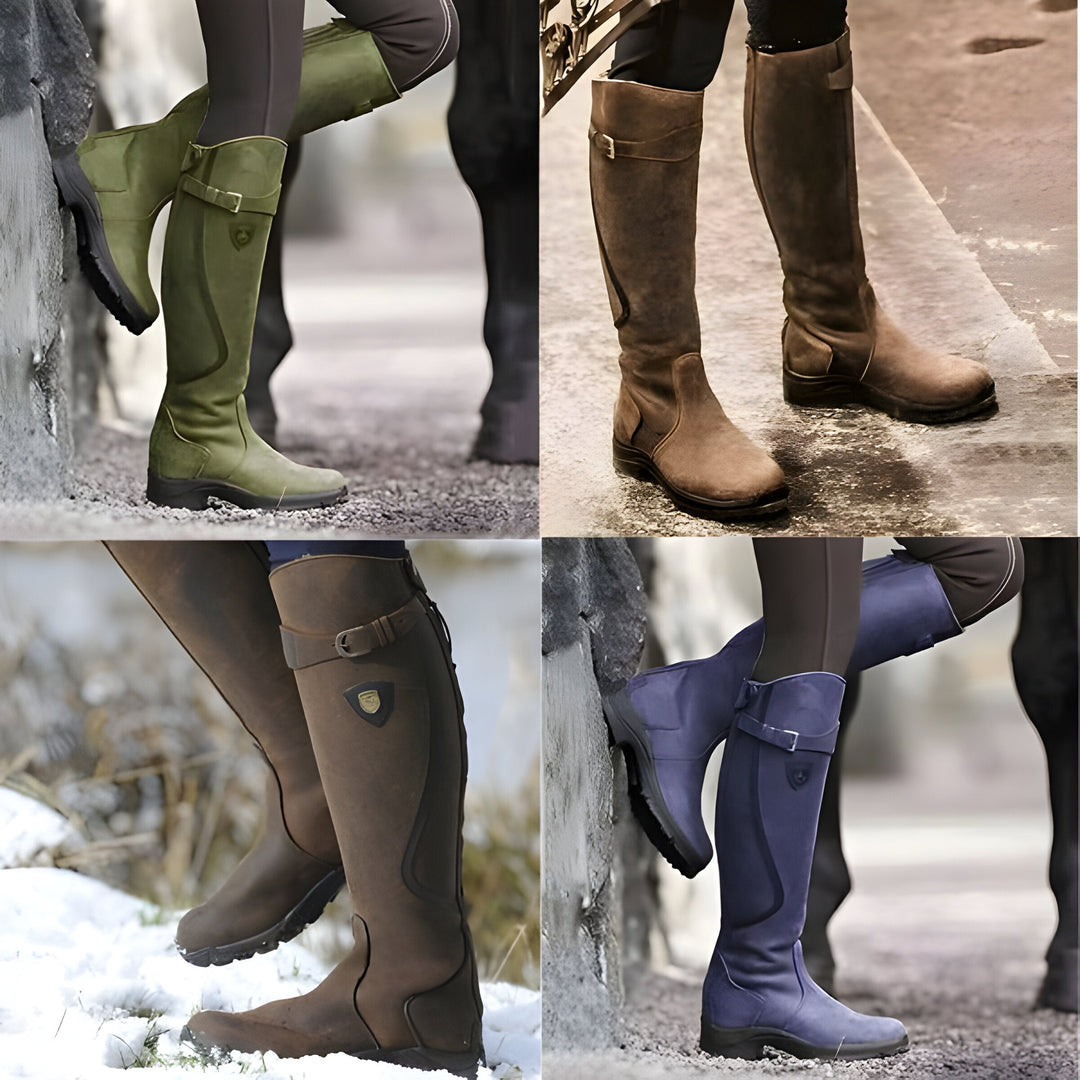 Damen Komfortable Lederstiefel für Alltag (2)