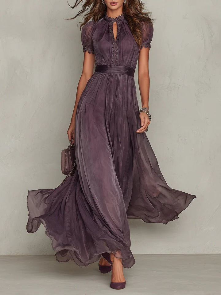 Seraphina Chiffon Strandkleid mit Keyhole-Ausschnitt foto 1