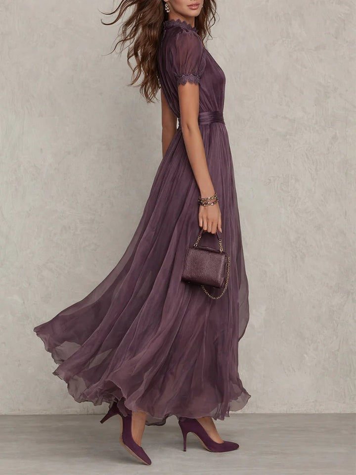 Seraphina Chiffon Strandkleid mit Keyhole-Ausschnitt foto 2