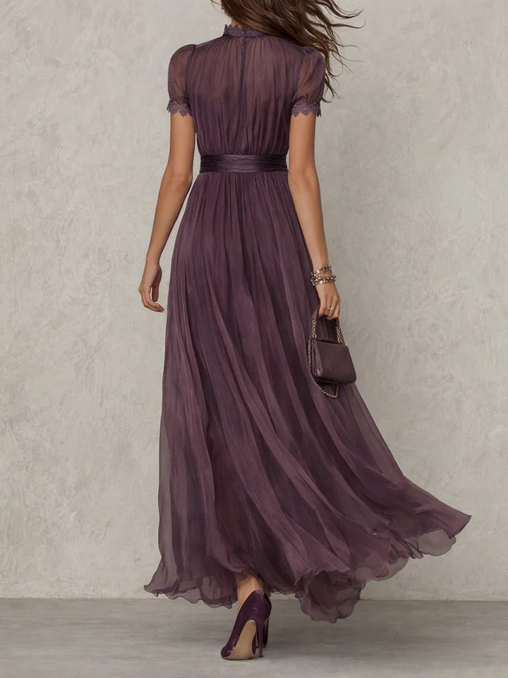 Seraphina Chiffon Strandkleid mit Keyhole-Ausschnitt foto 3