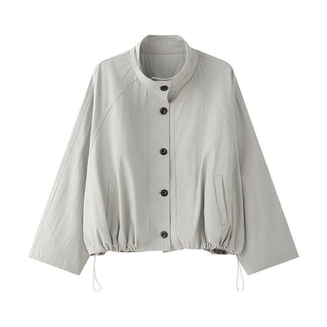Damen Kurzmantel mit Stehkragen im Urban-Look (5)