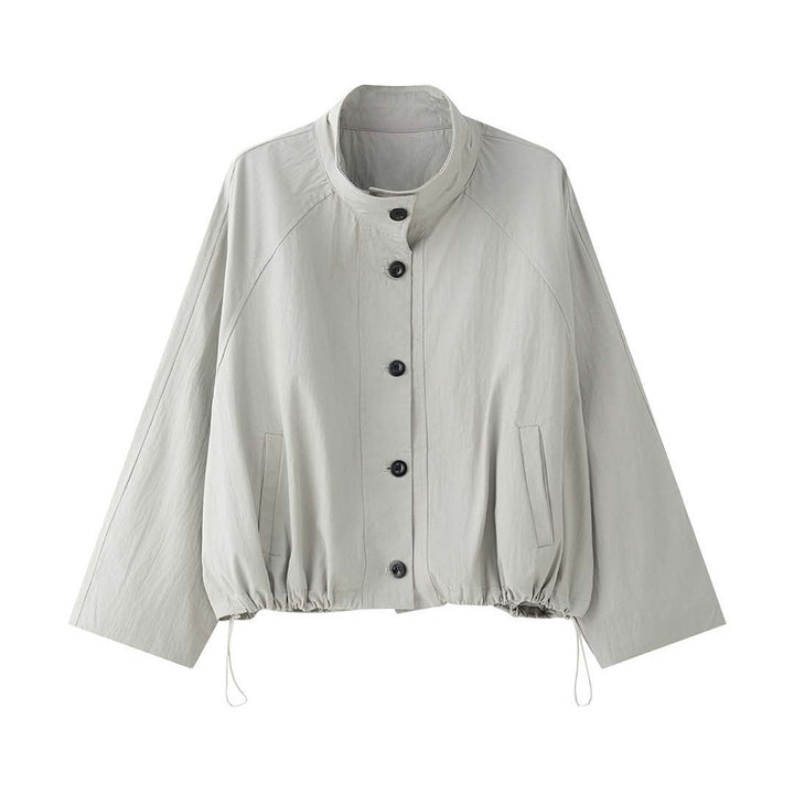 Damen Kurzmantel mit Stehkragen im Urban-Look (5)