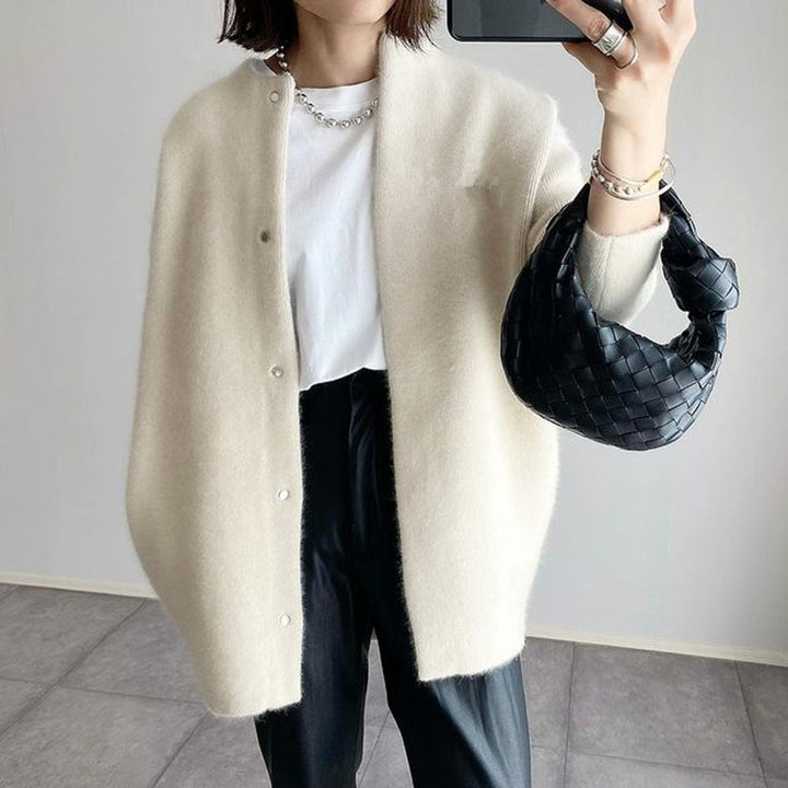 Damen lange Strickjacke für Alltag (8)