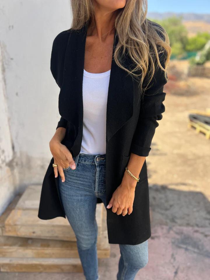 Damen lange Strickjacke für jeden Tag (9)
