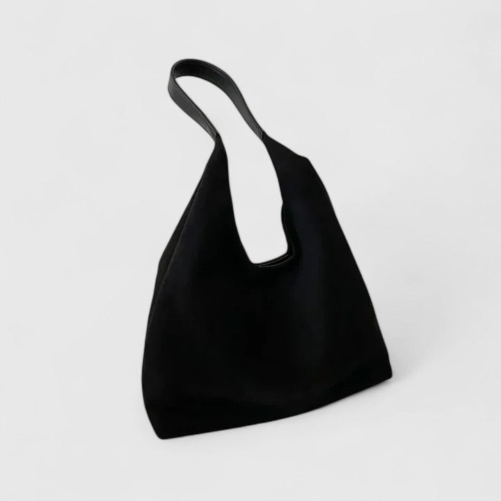 Damen Laptoptasche im minimalistischen Stil in Schwarz