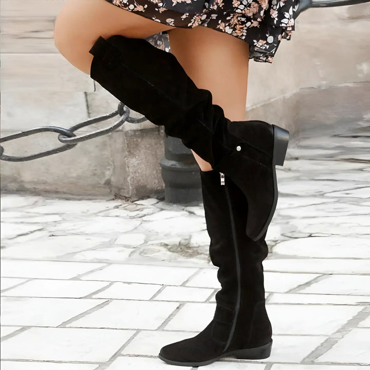 Damen Lederstiefel im eleganten Stil (7)