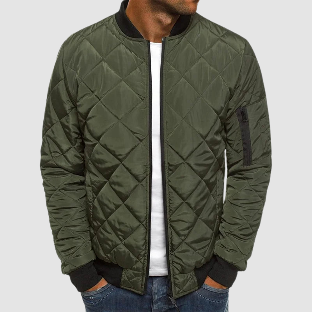 Damen Leichte Herbst-Jacke im Blazer-Stil in Armeegrün