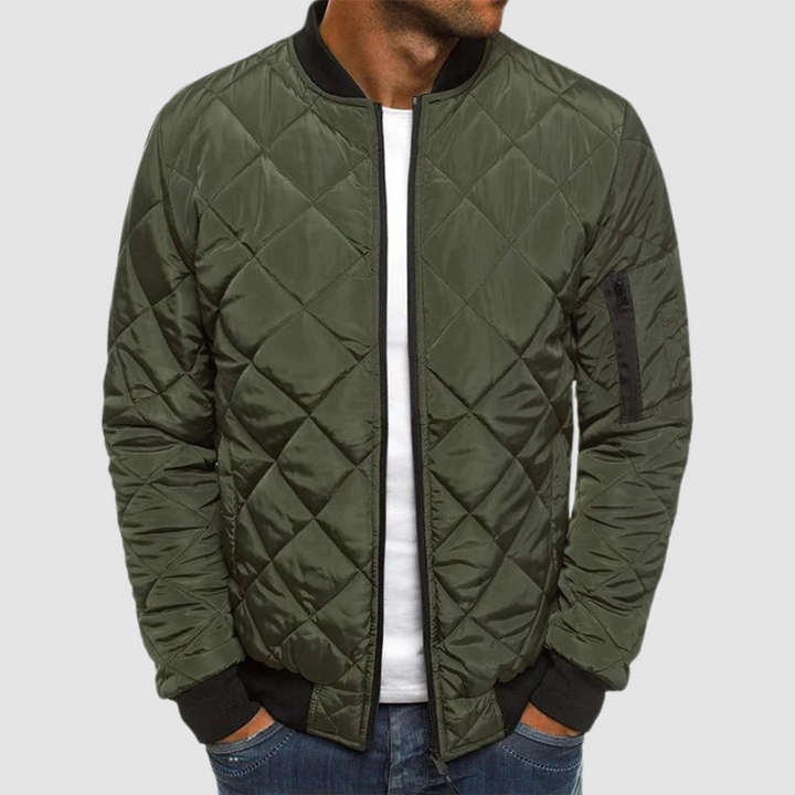 Damen Leichte Herbst-Jacke im Blazer-Stil in Armeegrün