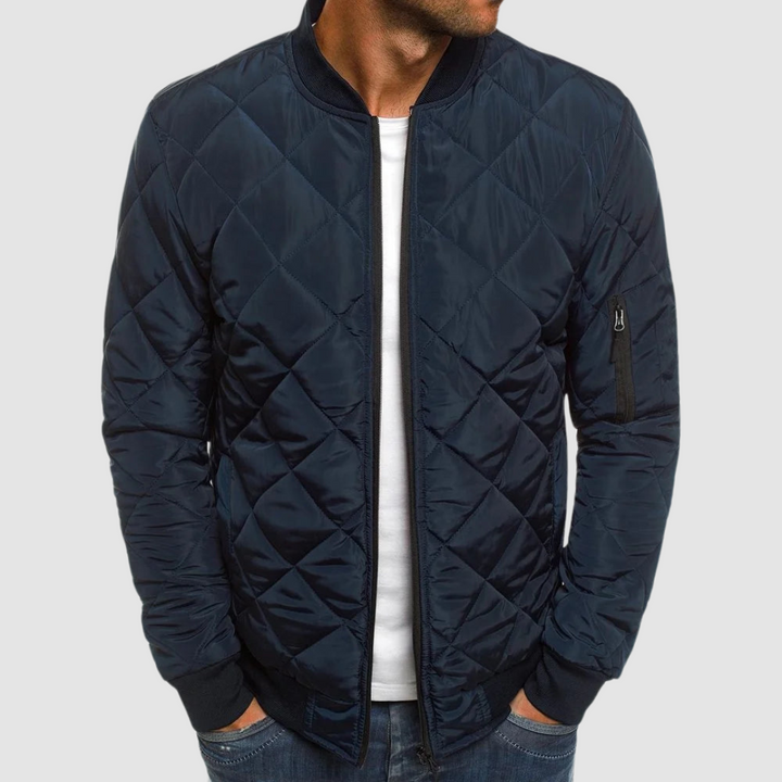 Damen Leichte Herbst-Jacke im Blazer-Stil in Marineblau