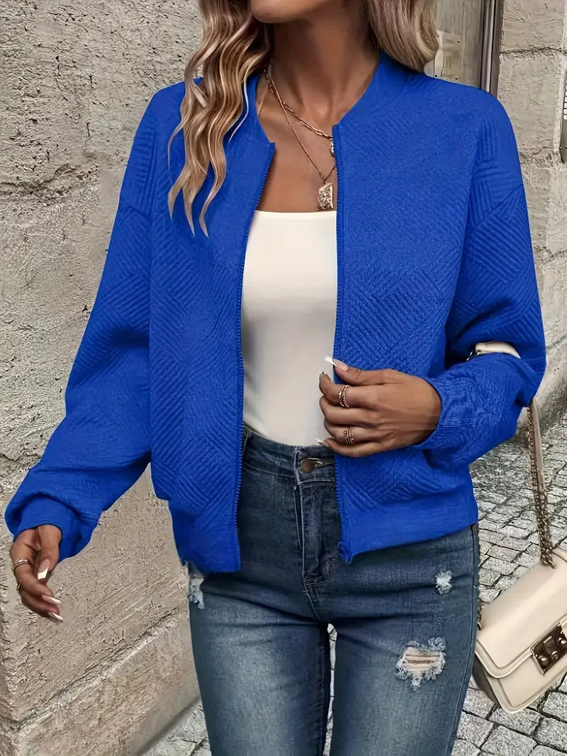 Damen Leichte Jacke im Casual-Stil für Sommer in Blau