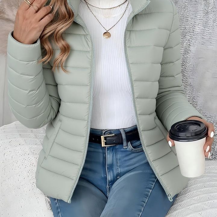 Damen Leichte Steppjacke in Matcha