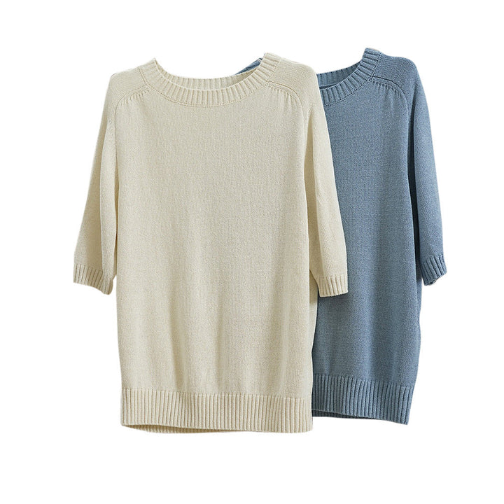Damen leichte Strickjacke im Lagenlook (5)