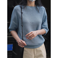 Nora | Damen leichte Strickjacke im Lagenlook