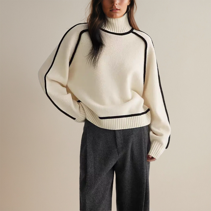 Damen Lockerer Pullover für Alltag und Freizeit (2)