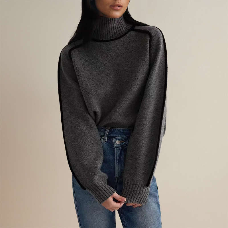 Damen Lockerer Pullover für Alltag und Freizeit (6)