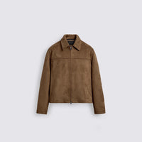 Lukas | Damen Mantel-Jacke aus feinem Wildleder
