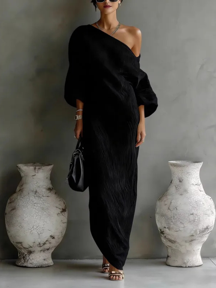 Damen Maxikleid für festliche Anlässe in Schwarz