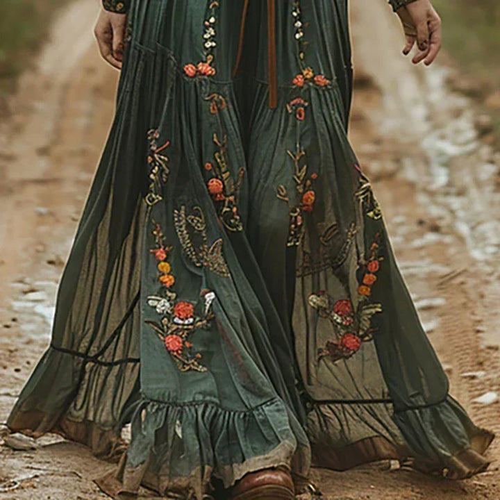 Damen Maxikleid für Hochzeitsgäste mit Boho-Eleganz (2)