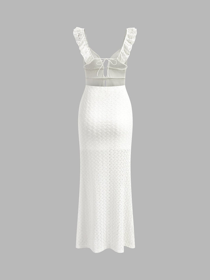 Damen Maxikleid im Meerjungfrauenschnitt für Hochzeitsgäste (5)
