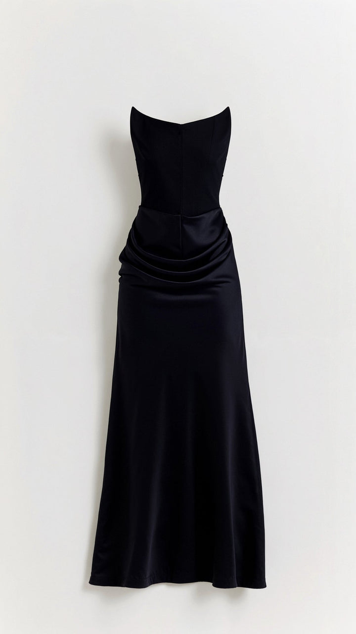 Damen Maxikleid im Säulenschnitt für Hochzeitsgäste in Weiß 3