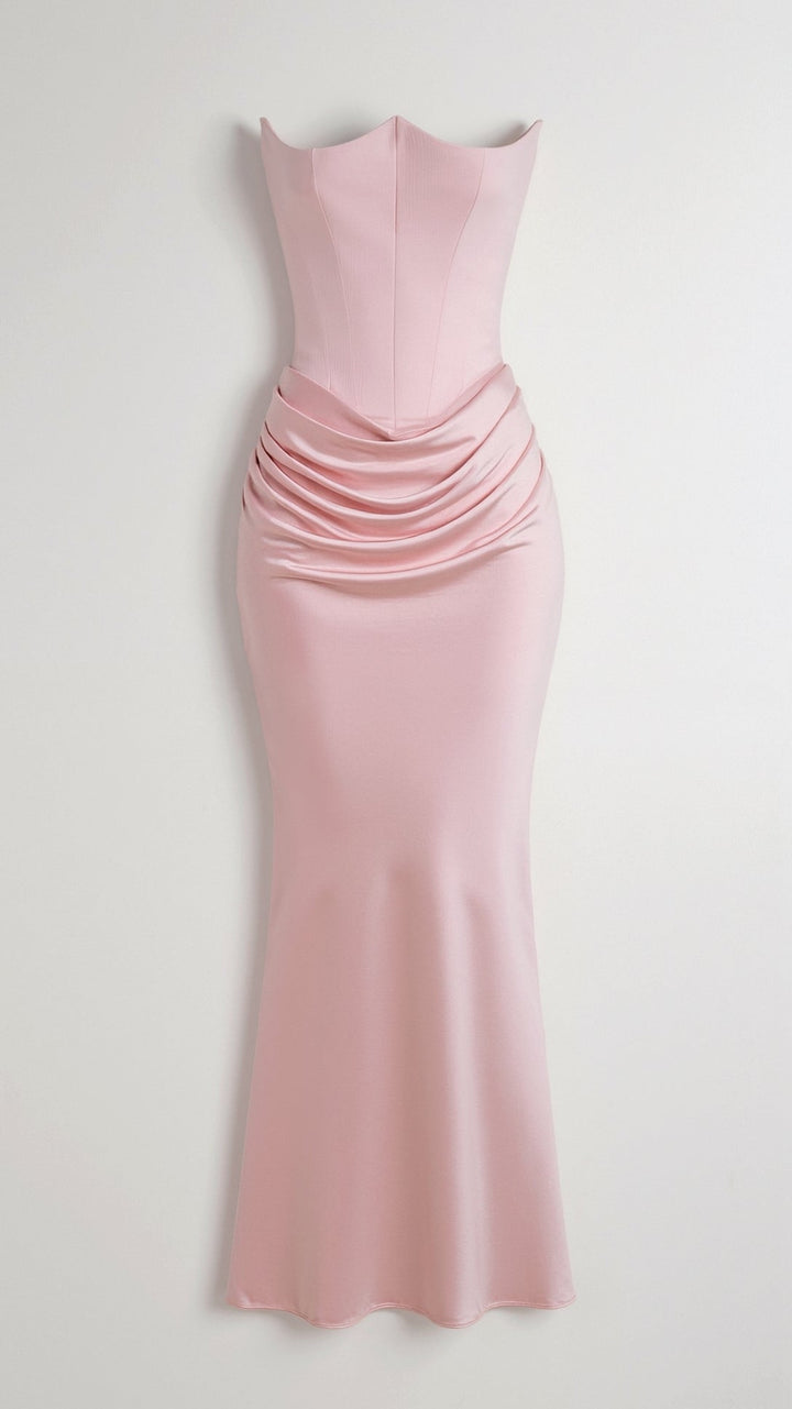 Damen Maxikleid im Säulenschnitt für Hochzeitsgäste in Weiß 6