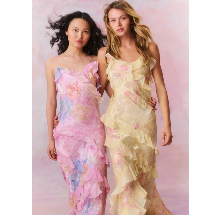 Damen Maxikleid mit Blütendruck für Hochzeitsgäste (13)