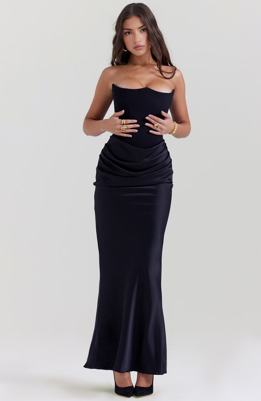 Damen Midi-Cocktailkleid Retro für besondere Anlässe (5)