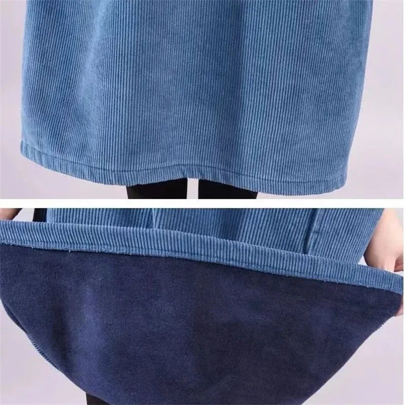 Damen Midikleid im Strick für festliche Anlässe (5)