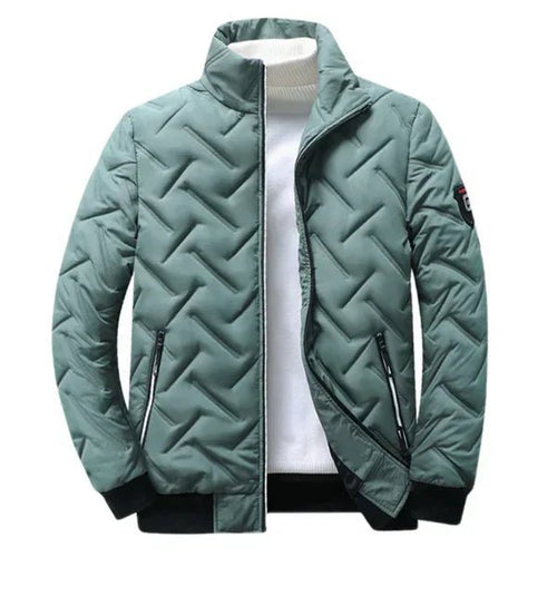 Damen Moderne Leichte Steppjacke für den Herbst in Grün
