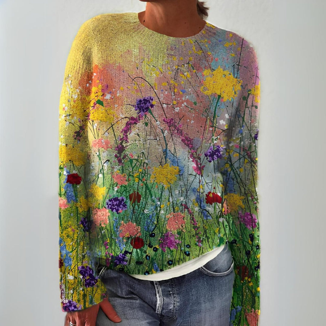 Damen Norweger Pullover für den Herbst in Mehrfarbig