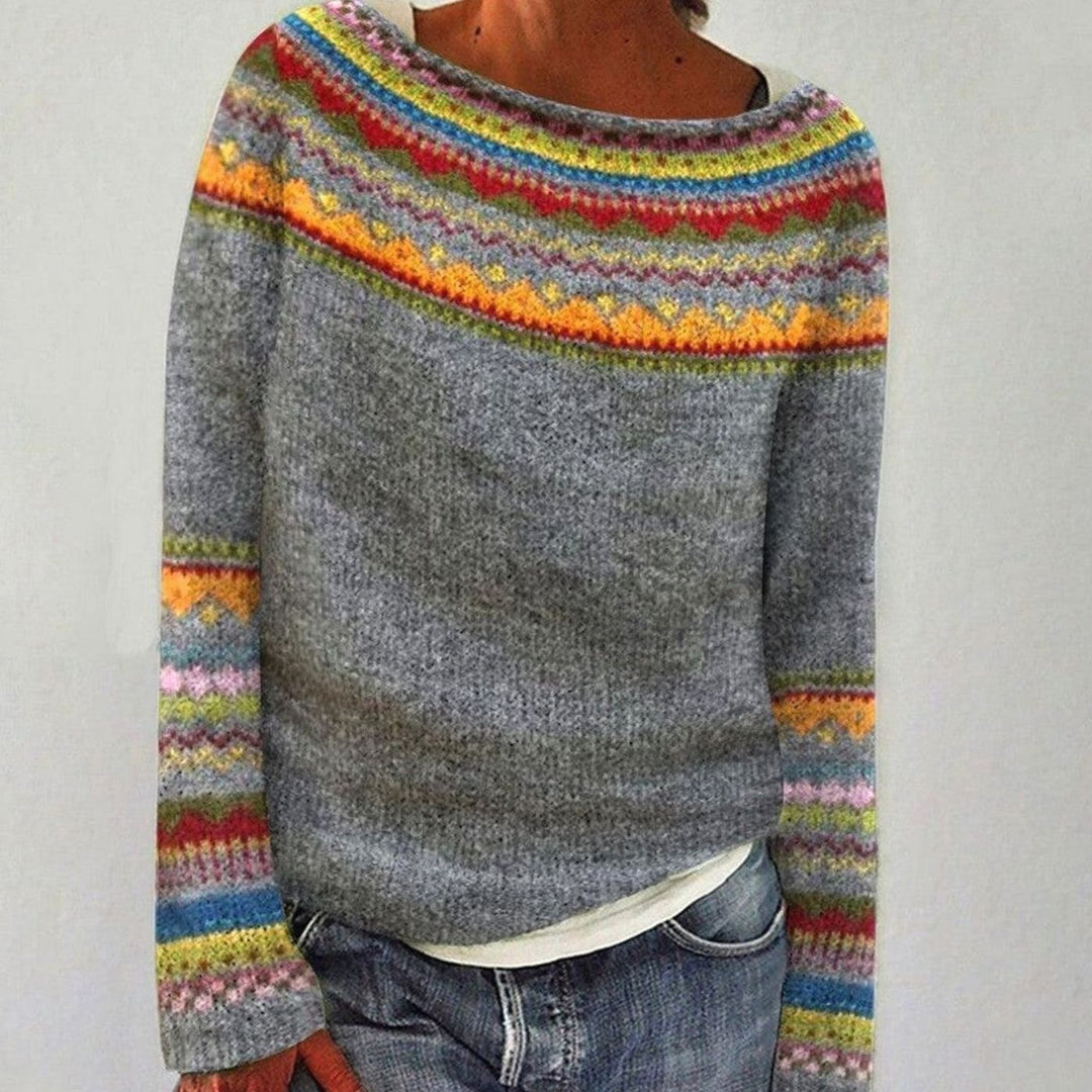 Damen Norwegerpullover Merino-Wolle Fair-Isle (3)