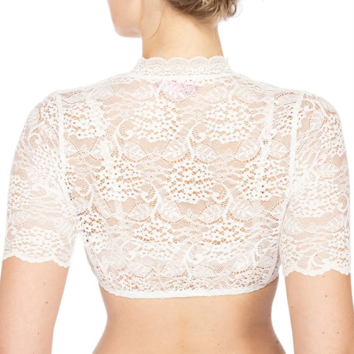 Damen Oktoberfest-Bluse mit eleganter Spitze (3)