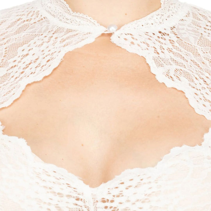 Damen Oktoberfest-Bluse mit eleganter Spitze (4)