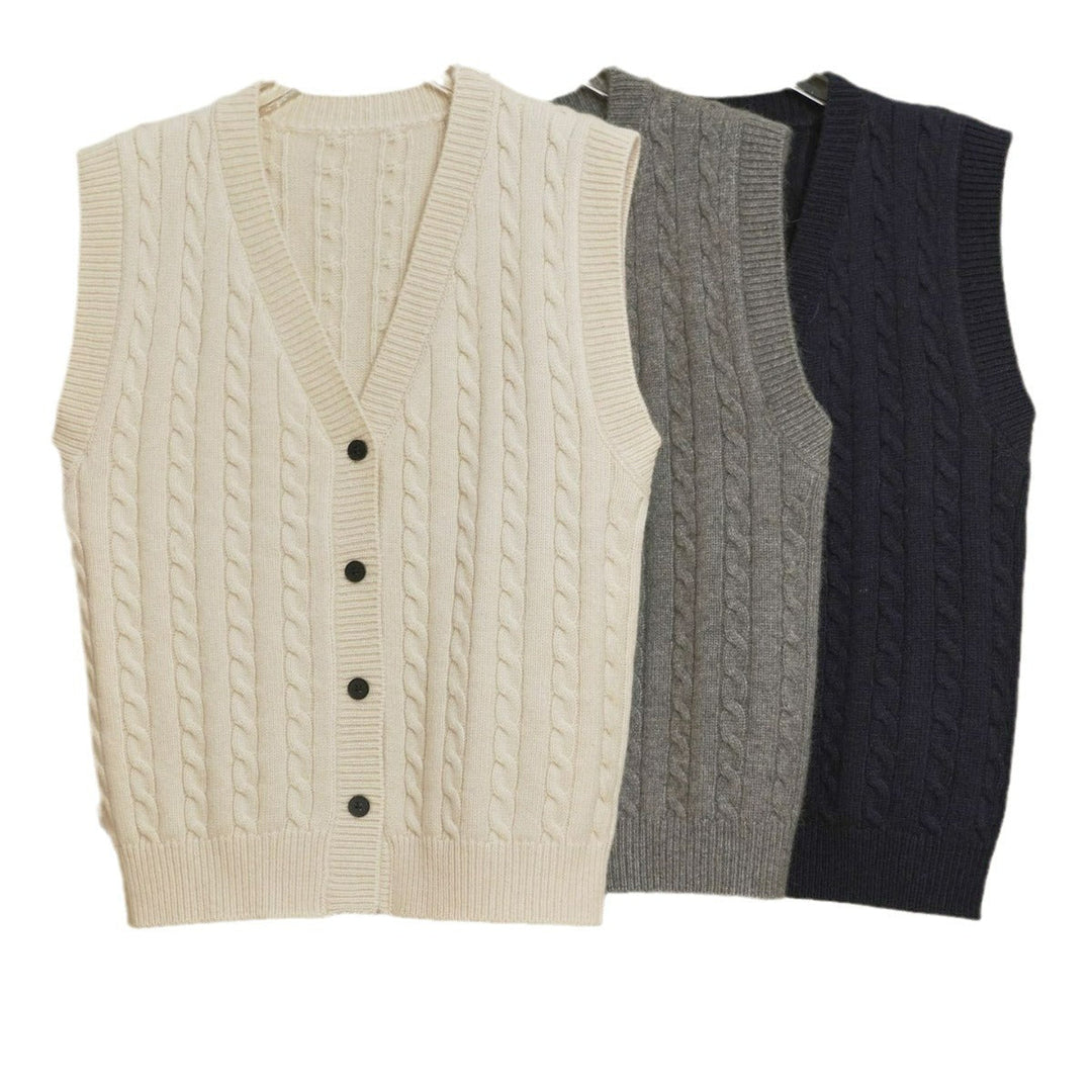 Damen Oversize-Strickjacke mit Zopfmuster zum Layering (5)