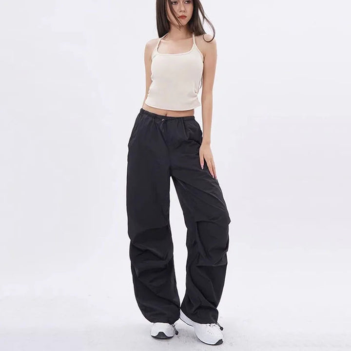 Damen Oversized Jogginghosen im Streetwear-Stil (2)