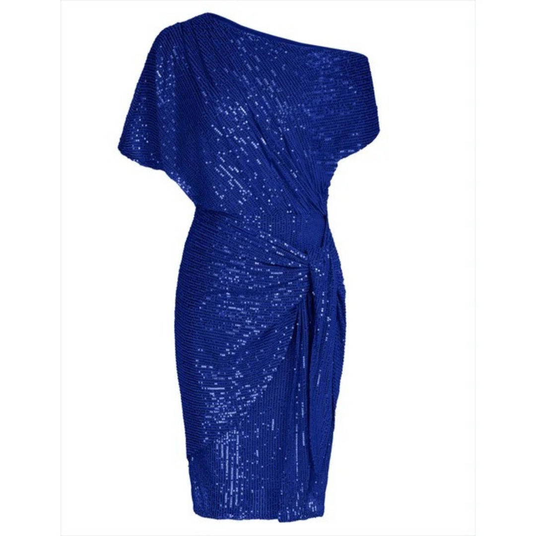 Damen Pailletten-Midikleid für Hochzeitsgäste (2)
