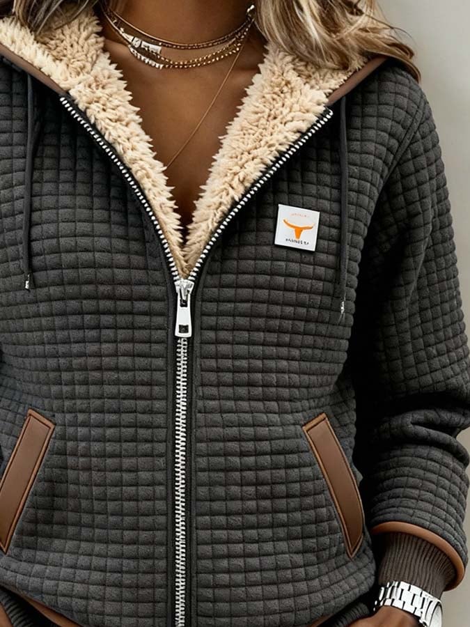 Damen Polar-Fleece Jacke für den Herbst (2)