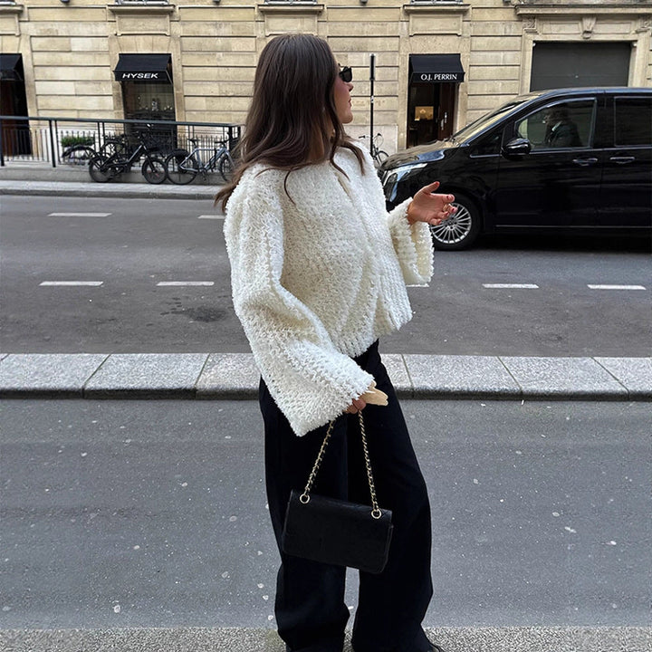 Damen Pullover im Boxyschnitt zum Layern (3)