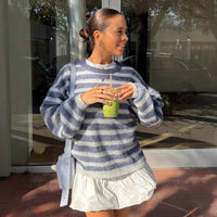 Marie | Damen Pullover mit Ballonärmeln für kühle Tage